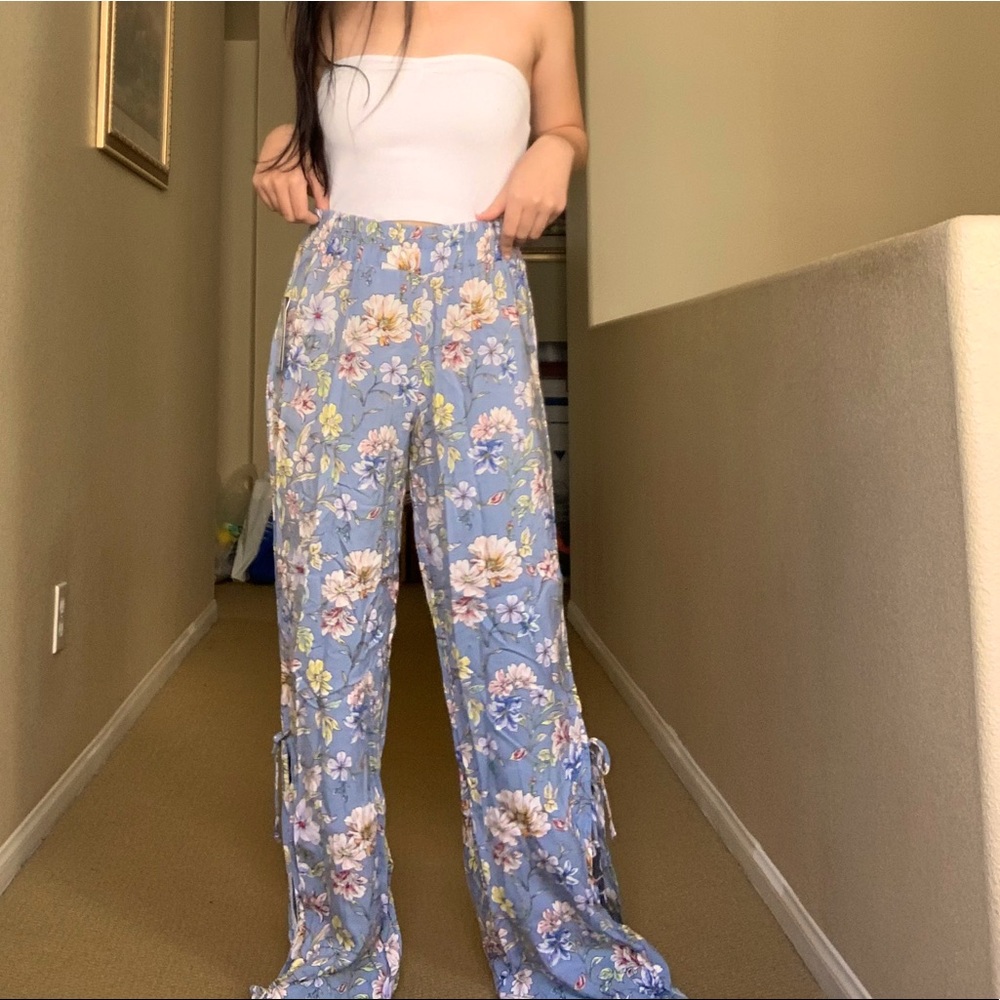 High waisted bell bottoms